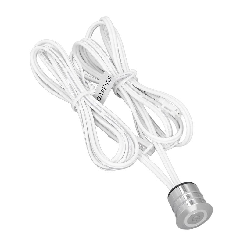 woobles Cabinet Lamp Switch, Touch Button Touch Light Switch Blue Light Display for Cabinet for Wardrobes - Image 4